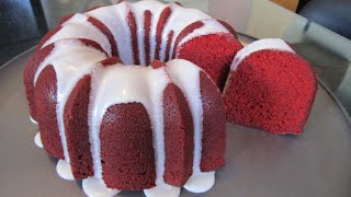 How to make a Red Velvet Bundt Cake from scratch [upl. by Damaris]