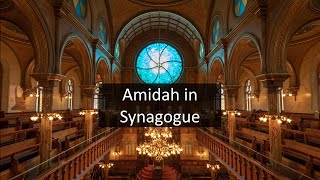 Jewish Prayer Amidah in Synagogue [upl. by Lodovico]