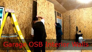 OSB Interior Garage Walls [upl. by Kaufman]