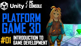 HOW TO MAKE A 3D PLATFORM GAME IN UNITY  TUTORIAL 01  BEGINNERS INTRODUCTION [upl. by Kane79]