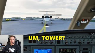 FULL FLIGHT with ATC Microsoft Flight Simulator  Citation CJ4 VATSIM [upl. by Jennica]