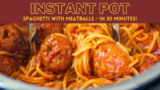 Instant Pot Spaghetti and Meatballs [upl. by Adnahsam381]