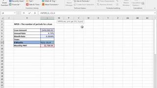 Calculating Loan Payoff in Excel  Knowledgecitycom [upl. by Enorel992]