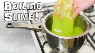 I Try Cooking Slime  Science Experiment  See What Happens [upl. by Vinita]