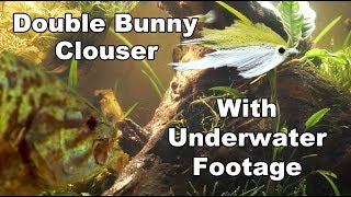 Double Bunny Clouser Minnow  FOTM  UNDERWATER FOOTAGE  McFly Angler Fly Tying [upl. by Temirf]