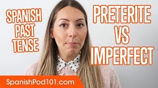 Spanish Past Tense Preterite vs Imperfect [upl. by Eussoj837]