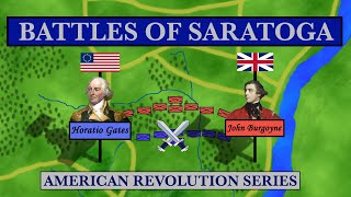 The Battles of Saratoga  1777  American Revolution [upl. by Kan]