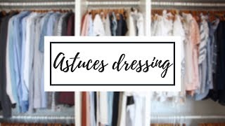 8 astuces rangement  Dressing amp accessoires [upl. by Aiyot]