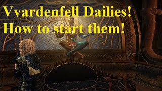 ESO How to Open Vvardenfell Daily quests [upl. by Turnbull612]