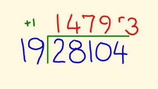 Long Division trick  Fast calculation [upl. by Nicki]