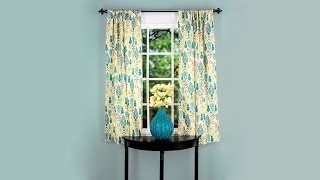 Learn to Sew Simple Curtain Panel [upl. by Baily]