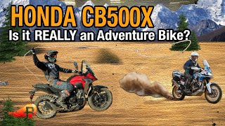 HONDA CB500X  Is it REALLY an Adventure Bike [upl. by Savell]