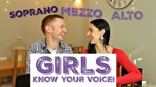 Female Voice Classification  Are you a SOPRANO MEZZO or ALTO singer [upl. by Aila]