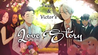 AMV Yuri on Ice  Yuuri amp Victors Love Story [upl. by Narmi578]