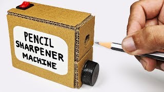 How to make Automatic Pencil Sharpener at home [upl. by Aivon836]