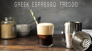 Greek freddo espresso how to make it at home [upl. by Fitzger]