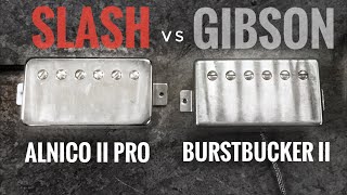 The SLASH Pickup Vs BURSTBUCKER  Alnico 2 Pro Vs Burstbucker 2 [upl. by Anotyal383]