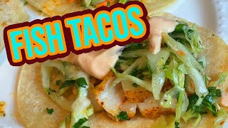 Cod Fish Tacos  Super Quick amp Easy [upl. by Yvor137]