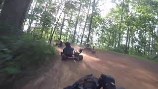 Go kart Racing in the woods [upl. by Anam]