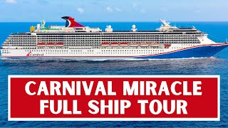 Carnival Miracle Full Ship Tour and Walk Through [upl. by Sile]