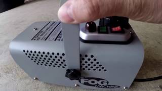 Fog Machine 400 watt DemonstrationHD 60fps [upl. by Alenairam]