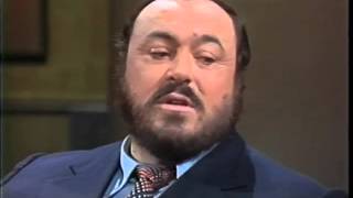 Luciano Pavarotti on Letterman October 26 1982 [upl. by Nanoc]