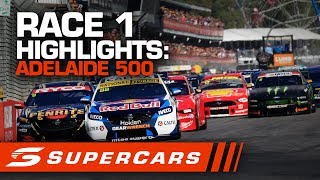 Highlights Race 1 Adelaide 500  Supercars 2020 [upl. by Paolina940]