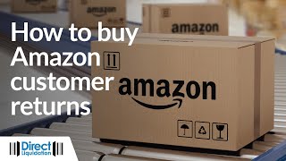 How to Buy Amazon Customer Returns Pallets Online [upl. by Necyrb]