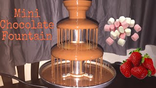 How to make Chocolate Fountain  Mini Chocolate fountain [upl. by Ause]