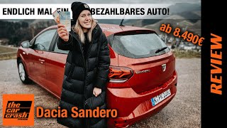 Dacia Sandero im Test 2022 Endlich KEIN Statussymbol ab 8490€ 💰 Fahrbericht  Review  Preis [upl. by Betz]