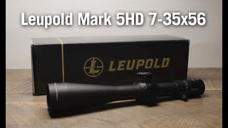 Leupold Mark 5HD 735x56 Rifle Scope [upl. by Enajyram707]