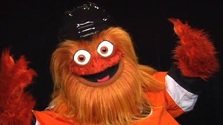 Philadelphia Flyers Introduce Fuzzy Orange Monster Mascot [upl. by Now]