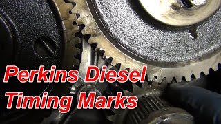 Perkins Diesel Engine Timing Marks in Full HD [upl. by Neirual991]