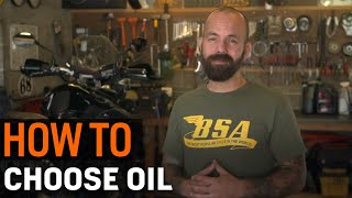 How To Choose Motorcycle Oil [upl. by Gore]