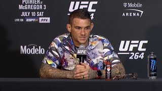 UFC 264 Dustin Poirier Postfight Press Conference [upl. by Rutra923]