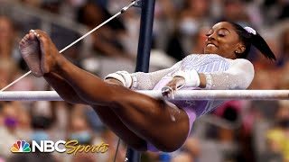 Simone Biles eyes 7th National Title after dominating night one performance  NBC Sports [upl. by Ahoufe]