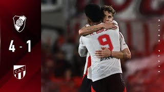 River 4  Atlético Tucumán 1 RESUMEN COMPLETO [upl. by Ecirp893]