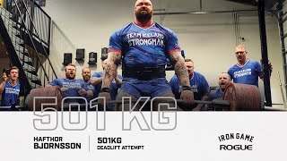 Full Live Stream  Hafthor Bjornsson 501KG Deadlift Attempt [upl. by Anuait496]