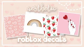 50 Aesthetic Roblox Decal Codes  Roblox [upl. by Hirsch]