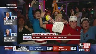 Election 2016 Donald Trump wins Florida [upl. by Godiva594]