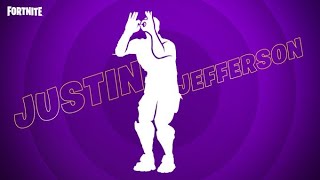 The GET GRIDDY Dance Is Coming To Fortnite NFL RECEIVER JUSTIN JEFFERSON GET GRIDDY EMOTE amp BUNDLE [upl. by Saltzman]