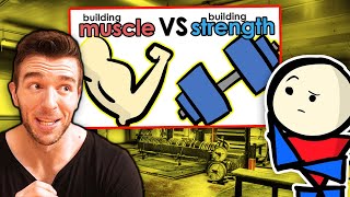 How To Build Muscle Vs How To Build Strength  The Major Difference [upl. by Ibbor291]