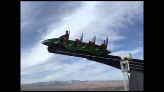 XScream Off Ride POV Stratosphere Tower Las Vegas Nevada Crazy Thrill Ride [upl. by Ileray804]