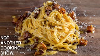 PERFECT SPAGHETTI CARBONARAthe easy way [upl. by Atiekal]