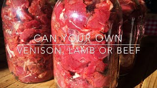 Canning Meat Super Easy Raw Pack [upl. by Calvo106]