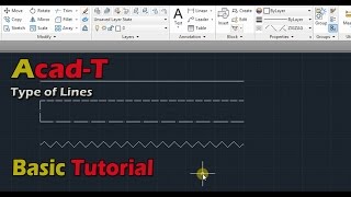 How To Make a Custom LineType  Types of Line  AutoCAD Tutorials [upl. by Harper]