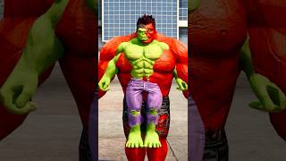 HULK VS SPIDERMAN RED HULK AND SPIDERHULK FIGHT WHOS THE STRONGEST 🤯shorts gta5 [upl. by Llerihs]