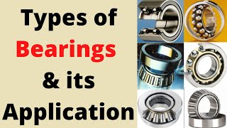 Types of bearings and its applications [upl. by Laughton]