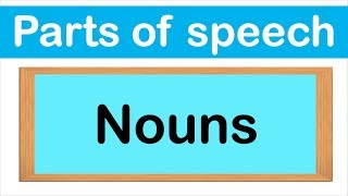 NOUNS  Definition Types amp Examples in 3 MINUTES  Parts of speech [upl. by Pilloff136]