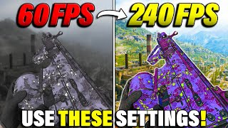 BEST PC Settings for Warzone SEASON 1 Optimize FPS amp Visibility [upl. by Ynttirb]